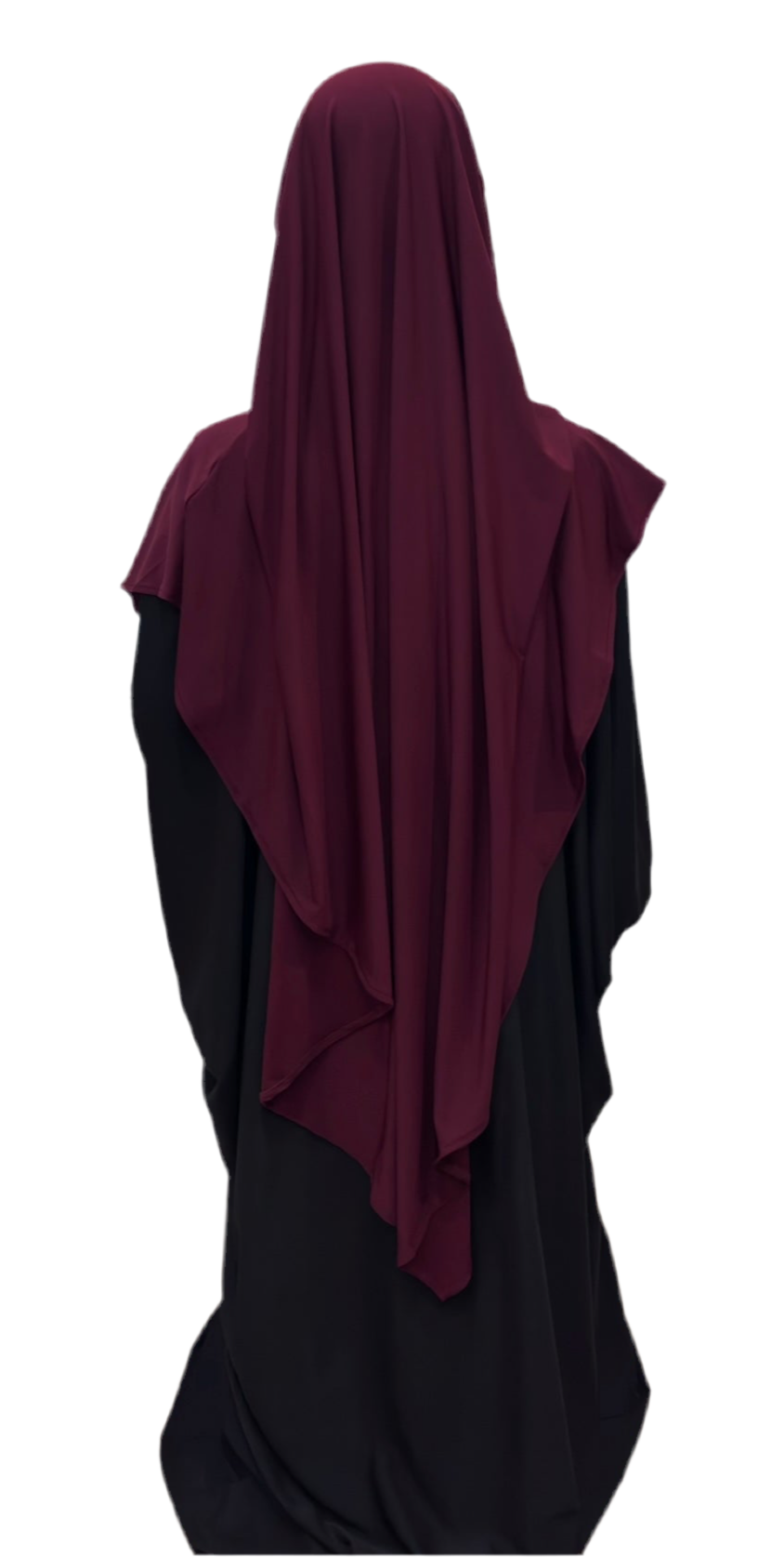 Jersey Premium Khimar Rouge bordeaux
