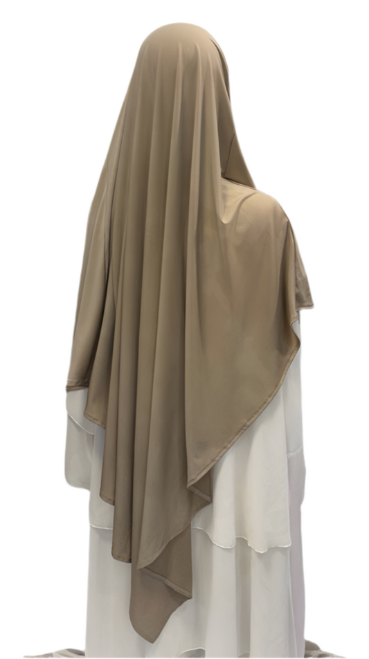 Jersey Premium Khimar Beige sable