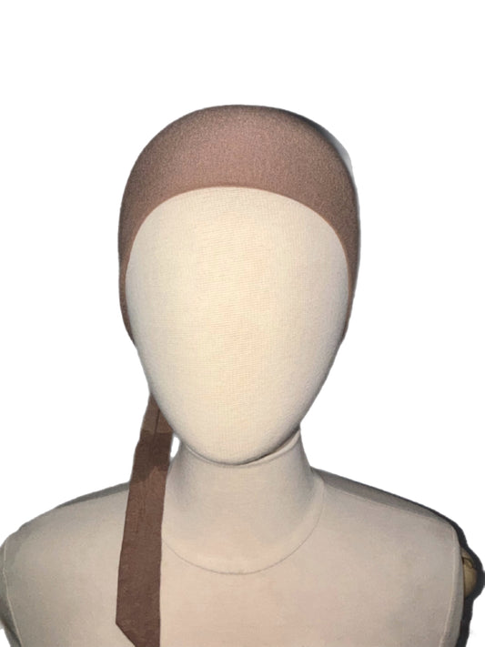 Bonnet respirant - Brun doux