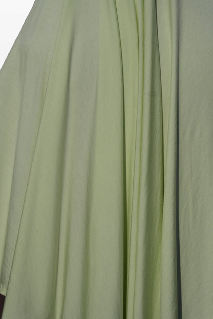 Khimar en Jersey Bambou - Pistachio Green