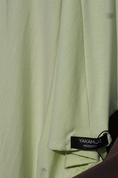 Khimar en Jersey Bambou - Pistachio Green
